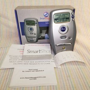 EUC SmartShopper Electronic Grocery List Organizer Printer Voice Recognition